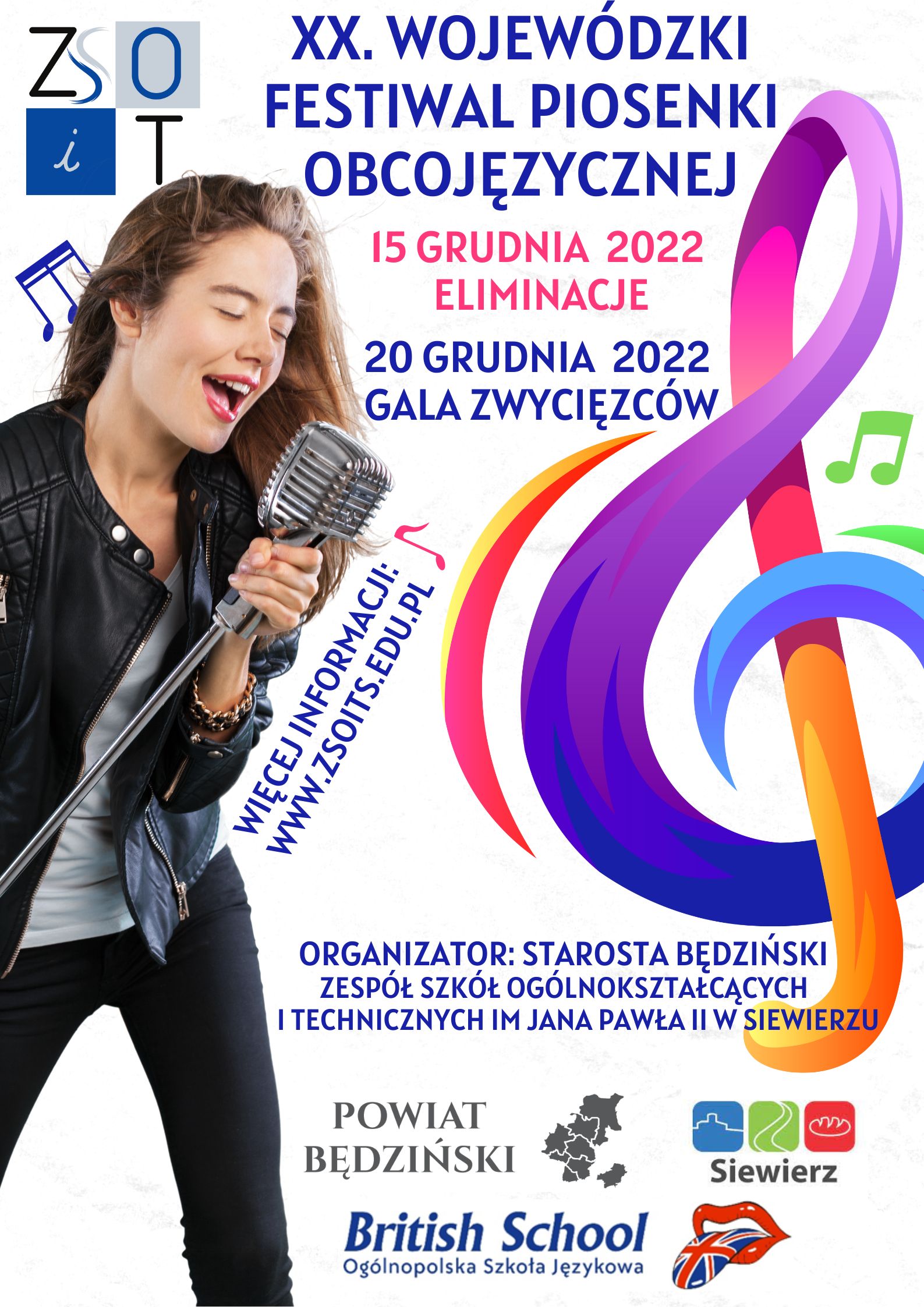 XX. Wojewódzki Festiwal Piosenki Obcojęzycznej w Siewierzu! 