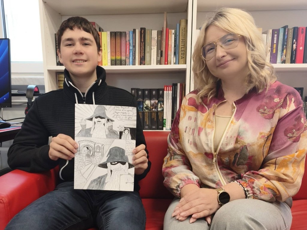 Zwycięstwo w konkursie bibliotecznym 